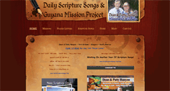 Desktop Screenshot of dailyscripturesongs.com