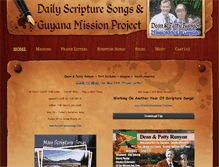Tablet Screenshot of dailyscripturesongs.com